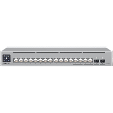 Ubiquiti 16-port, Layer 3 Etherlighting switch 2.5 GbE and versatile mounting options, 4x 2.5 GbE RJ45 ports, 12x GbE RJ45 ports, 2x 10G SFP+ ports
