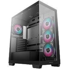 DeepCool CG580 4F, Mid Tower, Mini-ITX/Micro-ATX/ATX, Rear Connector support, 2xUSB3.0, 1x Type-C Gen2, 1xAudio, 3x120mm ARGB Reverse Fans, 1x120mm ARGB Fan, Tempered Glass, Mesh Panel, Black, R-CG580-BKADA4-G-1 DeepCool CG580 4F, Mid Tower, Mini-ITX/Micro-ATX/ATX, Rear Connector support, 2xUSB3.0, 1x Type-C Gen2, 1xAudio, 3x120mm ARGB Reverse Fans, 1x120mm ARGB Fan, Tempered Glass, Mesh Panel, Black, R-CG580-BKADA4-G-1