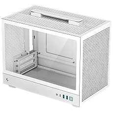 DeepCool CH160 WH, Mini Tower, Mini-ITX, 2xUSB3.0, 1xType-C Gen 2, 1xAudio, Mesh Panel, White, R-CH160-WHNGI0-G-1