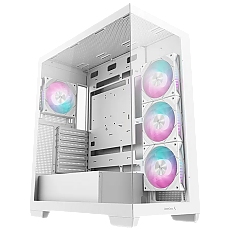 DeepCool CG580 4F WH, Mid Tower, Mini-ITX/Micro-ATX/ATX, Rear Connector support, 2xUSB3.0, 1x Type-C Gen2, 1xAudio, 3x120mm ARGB Reverse Fans, 1x120mm ARGB Fan, Tempered Glass, Mesh Panel, White, R-CG580-WHADA4-G-1 DeepCool CG580 4F WH, Mid Tower, Mini-ITX/Micro-ATX/ATX, Rear Connector support, 2xUSB3.0, 1x Type-C Gen2, 1xAudio, 3x120mm ARGB Reverse Fans, 1x120mm ARGB Fan, Tempered Glass, Mesh Panel, White, R-CG580-WHADA4-G-1
