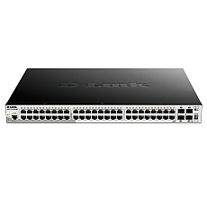 D-Link 52-Port Gigabit Stackable POE Smart Managed Switch including 4 10G SFP+