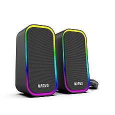 Marvo Тонколони Gaming Speakers 2.0 6W Havoc 20 Black - MARVO-SG-285-BK