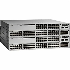 Cisco Catalyst 9300 48-port 12x mGig (100M/1G/2.5G/5G/10G) + 36x 10M/100M/1G copper with fixed 2x 40G QSFP uplinks, UPOE, Network Essentials