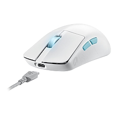 Asus ROG Harpe Ace Aim Lab Edition Gaming Mouse, 54 g Ultra-Lightwieght, Connectivity (2.4GHz RF, Bluetooth, Wired), 36K DPI Sensor, 5 Programmable Buttons, ROG SpeedNova, Esports & FPS Gaming