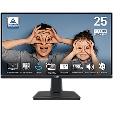 MSI PRO MP251 Professional Business Monitor, 24.5" 100Hz, FHD (1920x1080) 16:9, IPS Anti-glare, 1ms/4ms, 300nits, 1300:1, 178/178, Adaptive-Sync, Tilt, Speakers, 1x D-Sub(VGA), 1x HDMI, 3Y Warranty MSI PRO MP251 Professional Business Monitor, 24.5" 100Hz, FHD (1920x1080) 16:9, IPS Anti-glare, 1ms/4ms, 300nits, 1300:1, 178/178, Adaptive-Sync, Tilt, Speakers, 1x D-Sub(VGA), 1x HDMI, 3Y Warranty