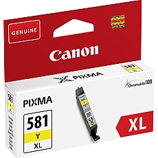 Canon CLI-581 XL Y + Canon Plus Glossy II PP-201, 10x15 cm, 100 sheets