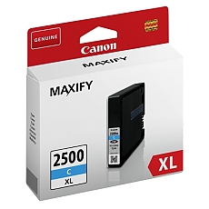 Canon PGI-2500XL C + Canon Plus Glossy II PP-201, 10x15 cm, 100 sheets