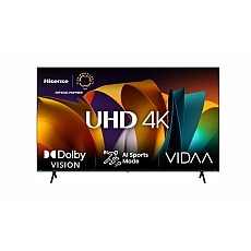 Hisense 85" A6N, 4K Ultra HD 3840x2160, DLED, DFA, Precision Colour, HDR 10+, HLG, Dolby Vision, DTS Virtual X, Smart TV, WiFi, Light Sensor, Gaming Mode, 1xHDMI2 eArc, 2xHDMI, 2xUSB, LAN, CI+, DVB-T2/C/S2, Black