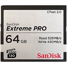 SanDisk Extreme PRO CFAST 2.0 64GB 525MB/s VPG130