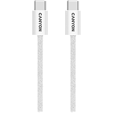 CANYON cable OnWire 60MG C-C 60W Magnet Braided 1m White