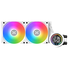 LK 240 Digital Arctic (WH AIO,Digital LCD Pump Head & 240mm PWM Fan,Mini ARGB Controller,Intel & AMD Mounting Kit)