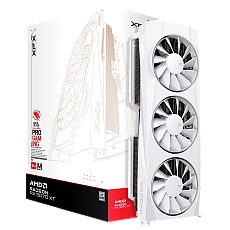 XFX Quicksilver AMD Radeon RX 9070XT White Magnetic Air Edition with 16GB GDDR6 HDMI 3xDP, AMD RDNA 4