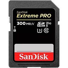 SanDisk Extreme PRO 64GB SDXC Memory Card up to 300MB/s, UHS-II, Class 10, U3, V90