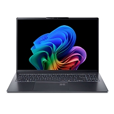 Acer Swift GO 16, SFG16-61-R418, AMD Ryzen 7 350 with AI (Up to 5.0GHz, 16MB), 16” WUXGA+ OLED 120Hz, Adobe&DCI-P3 100%, 1*32GB DDR5, 1024GB PCIe NVMe SSD, AMD Radeon 860M, QHD IR cam, WIFI7+BT, Win 11 Home,Titanium Gray
