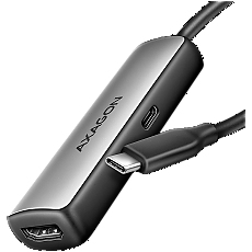 AXAGON RVC-HI8KPD USB-C - HDMI 2.1 adapter, 8K/60Hz, 4K/144Hz, HDR10+, PD 100W