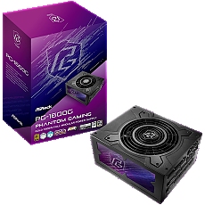 Asrock PG-1600G, 1600W, 80 Plus Gold, Fully Modular PSU, Japanese Capacitors, 2x EPS 12V CPU(4+4pin), 2x PCIe5.1 (12+4pin), 8x PCIe (6+2pin), 6x 4-pin connectors, 12x SATA, OCP, SCP, OVP, UVP, OTP, OPP protections, 135 mm Axial Fan, ATX 3.1
