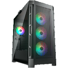 COUGAR DUOFACE PRO RGB PC Case, Mid Tower, Black
