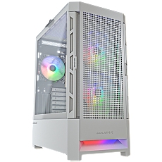 COUGAR AIRFACE RGB PC Case, Mid Tower, White
