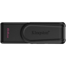 Kingston  64GB Portable USB 3.2 Gen 1 DataTraveler Exodia S (Black/Black)