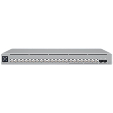Ubiquiti 24-port, Layer 3 Etherlighting switch with 2.5 GbE, 8x 2.5 GbE RJ45 ports, 16x GbE RJ45 ports, 2x 10G SFP+ ports