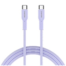 CANYON cable OnWire 60CL C-C 60W COLOR Braided 1m Purple