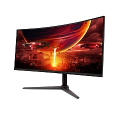 Acer Nitro XZ342CUV3bmiiphx, 34'' WQHD (3440x1440) VA, Curved 1500R, ZeroFrame, 180Hz, 1ms (VRB), HDR400, FreeSync Premium, 400nits, 2xHDMI, Speakers, DP, Audio Out, VisionCare, Energy Class F, Black, 2Y