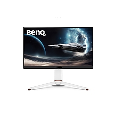 BenQ MOBIUZ EX271Q 27", IPS, 180Hz, 1ms, 2560x1440 2K QHD, HDR400, Gaming Monitor, Color Vibrance, Light Tuner, FreeSync Premium, KVM, Console Mode, B.I.+, LBL, 400 nits, 1000:1, HDMI, DP, USB C wDP alt. 65W PD, Speaker 2.5W x2,  6kg. WHITE
